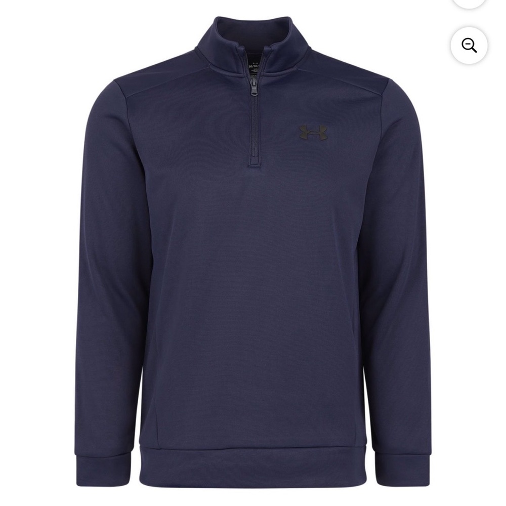 Under Armour Men's Dark Blue Quarter-Zip Sweater